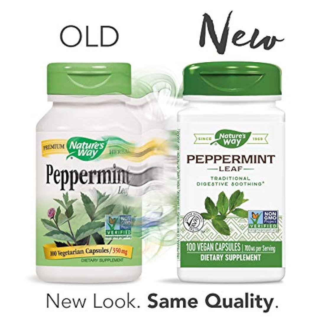 Nature's Way Premium Hoja de menta de hierbas