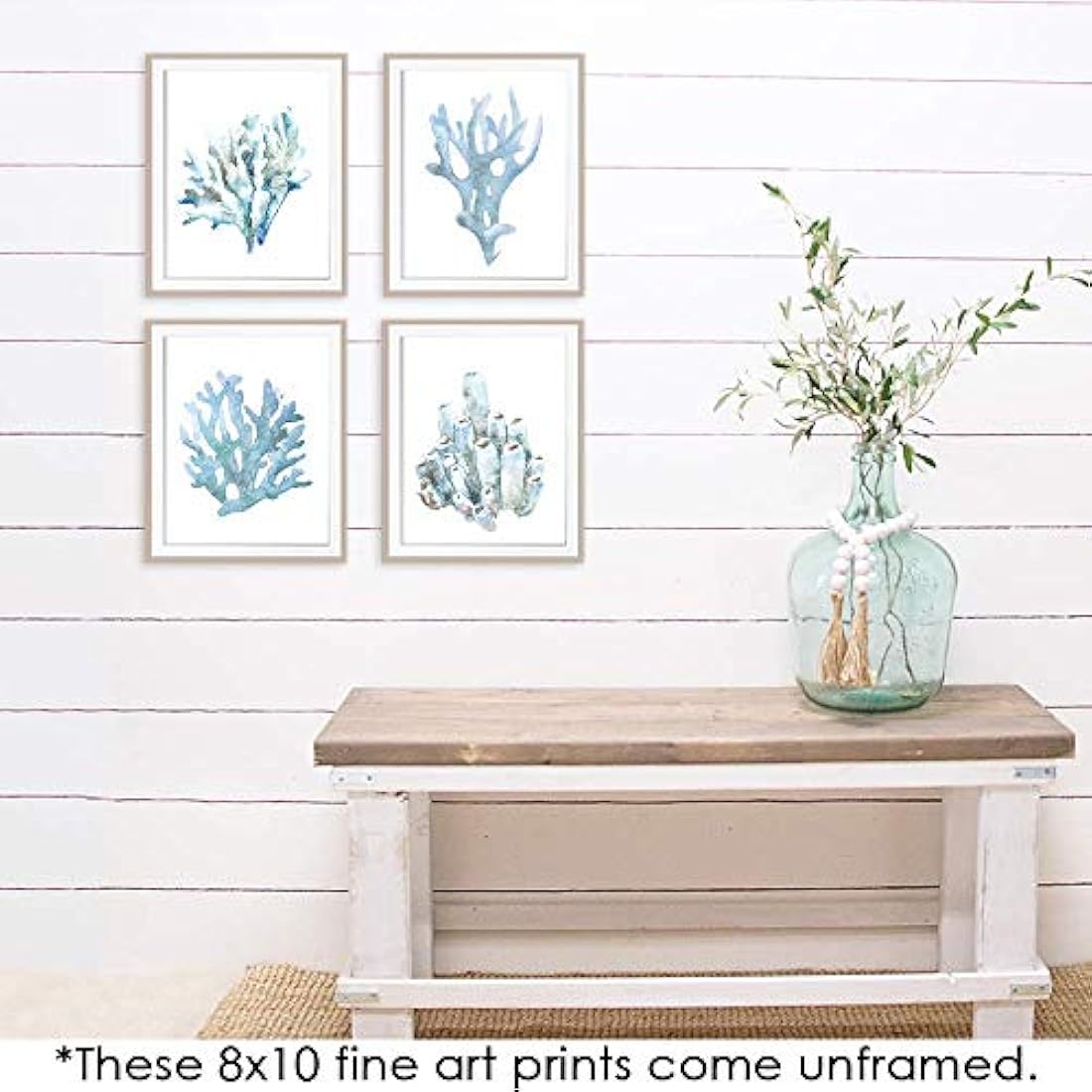 Sin marco - 8x10s pinturas de Coral