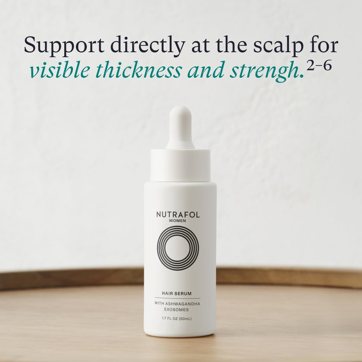 Suplemento y suero para el crecimiento del cabello para mujer 45+