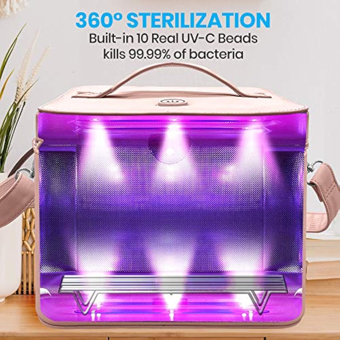 Bolsa germicida de luz ultravioleta SERENELIFE SLUVDISB50
