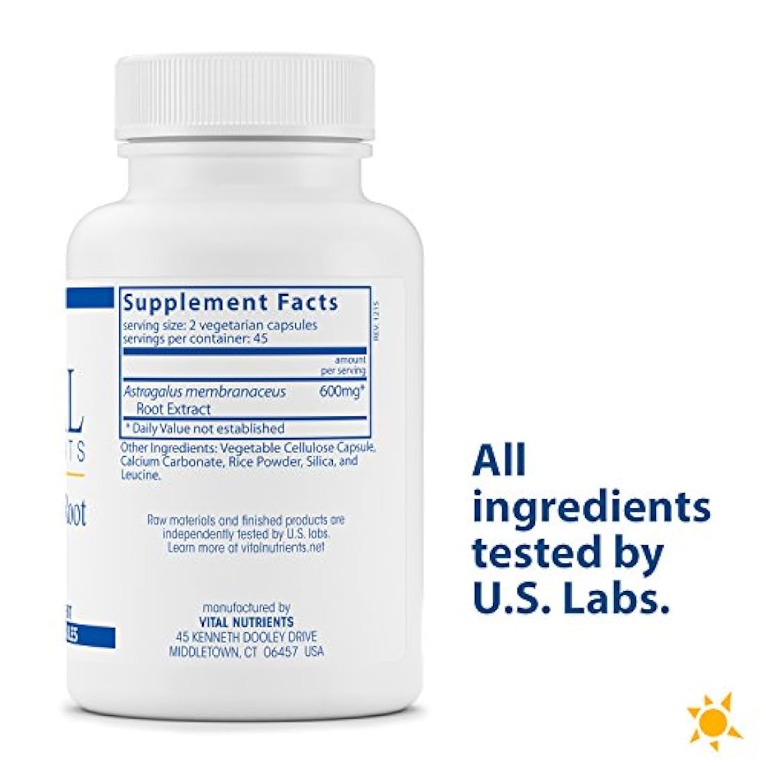 Nutrientes vitales - Extracto de raíz de astrágalo 300 mg