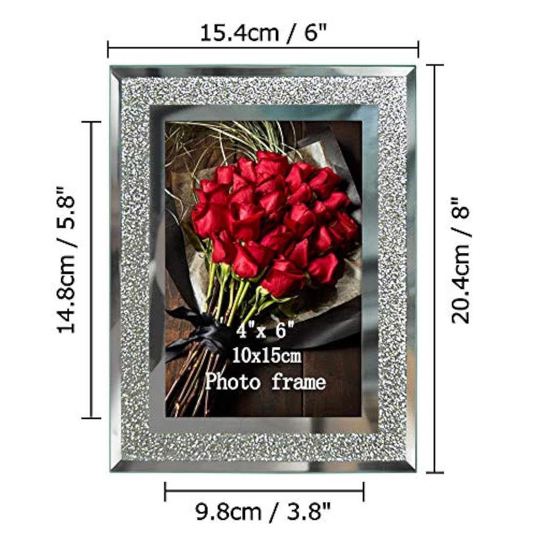 Calenzana - Marco de fotos (cristal, 2 unidades)