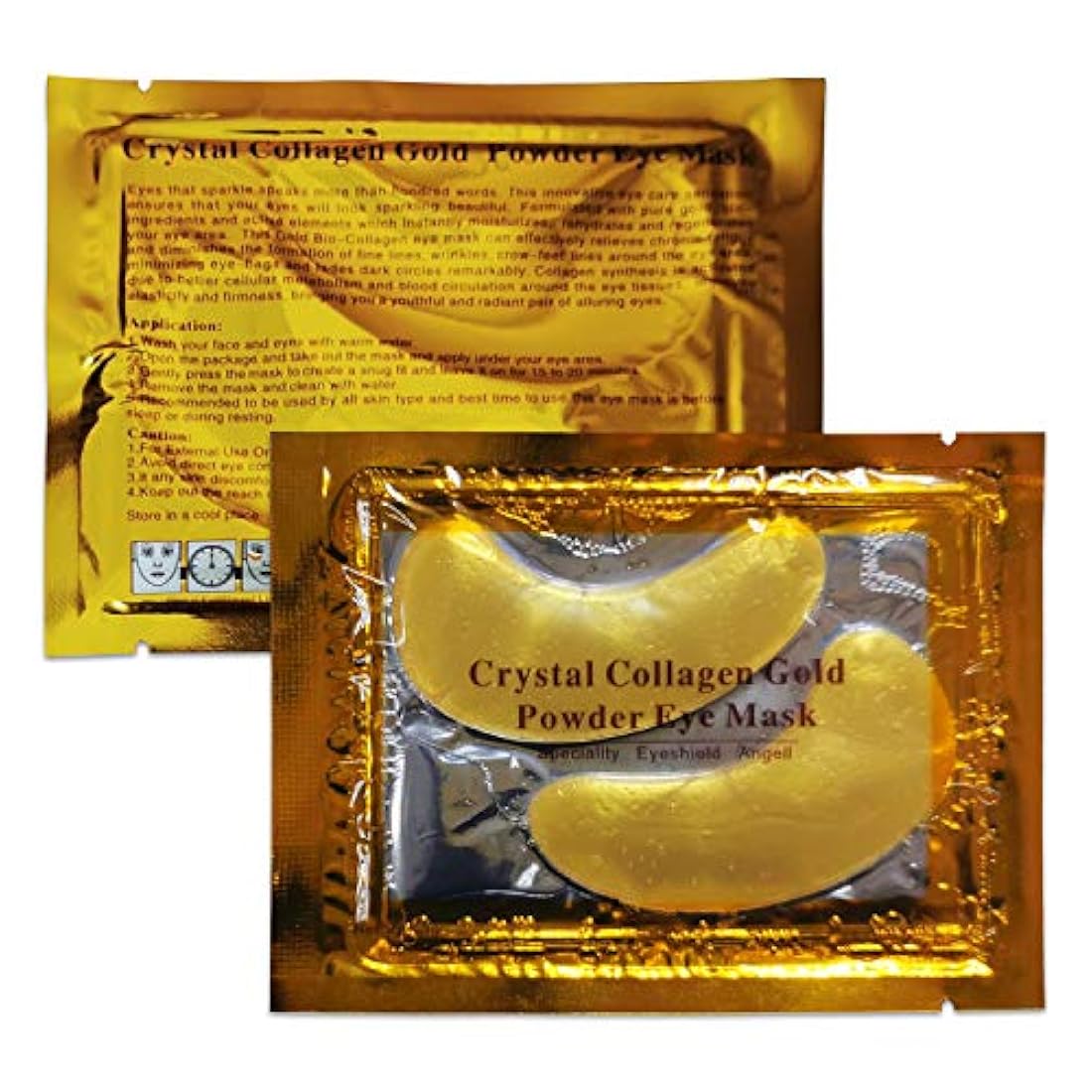 Parche de gel de colágeno de oro de 24 quilates, Vandarllin