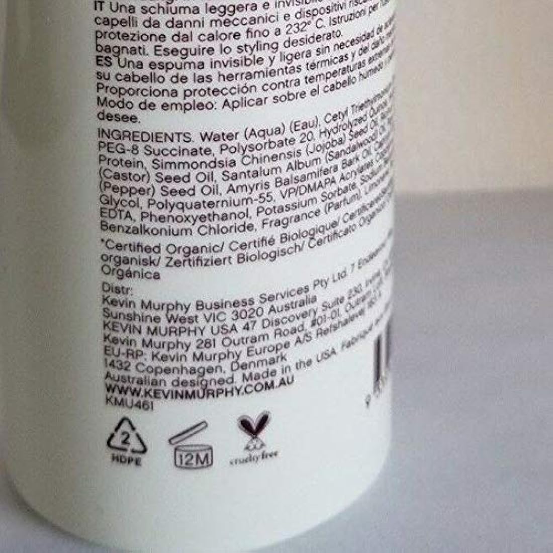 Kevin - contra el calor Dejar en espuma 5.1 OZ