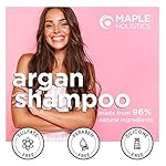 Champú puro de terapia de crecimiento del cabello con aceite de argán