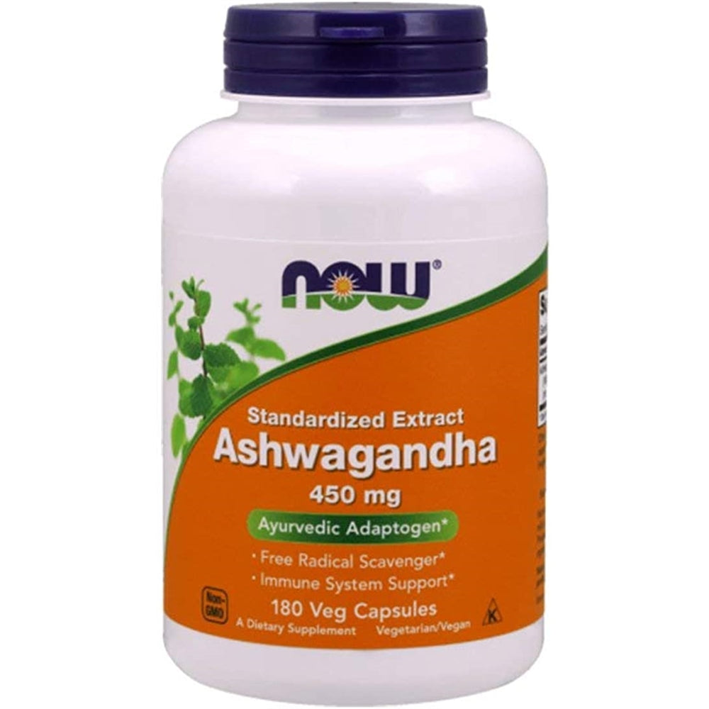 Suplementos Alimenticios NOW® Ashwagandha 450 mg 180cap