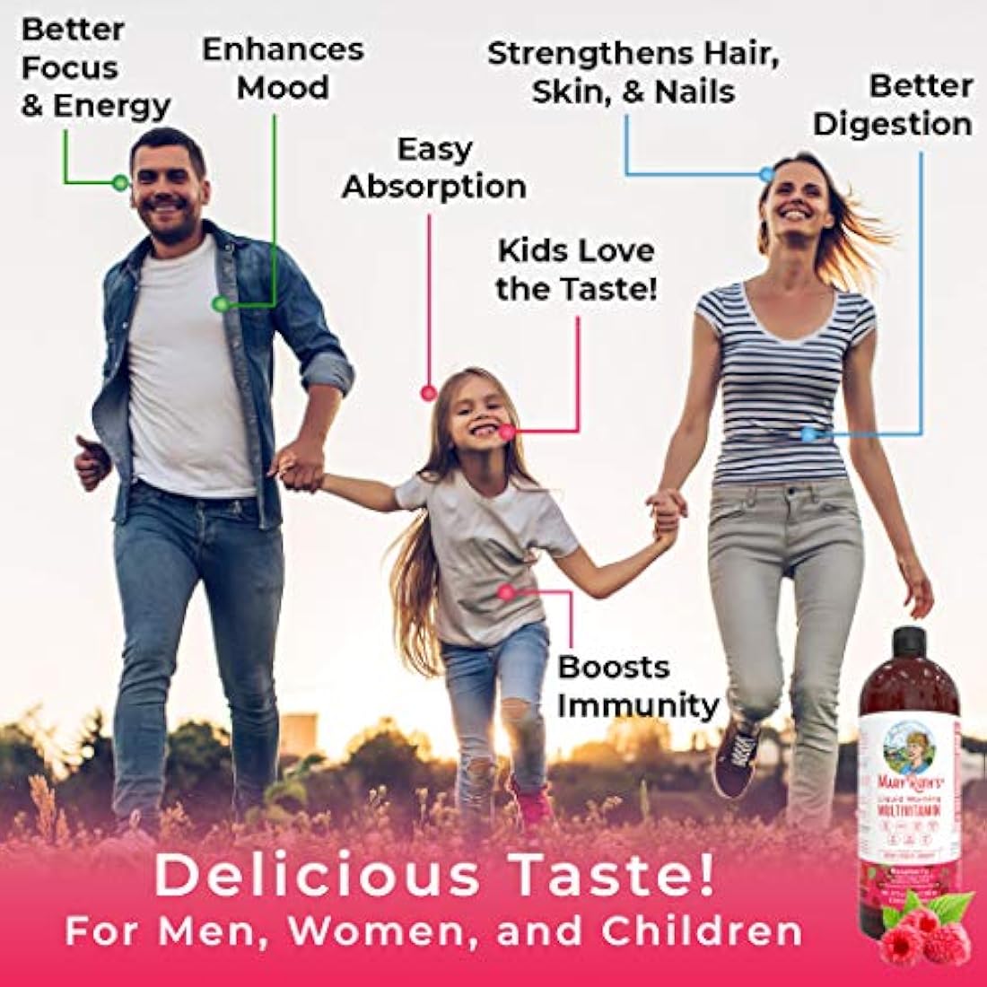 Líquido vegano multivitamínico