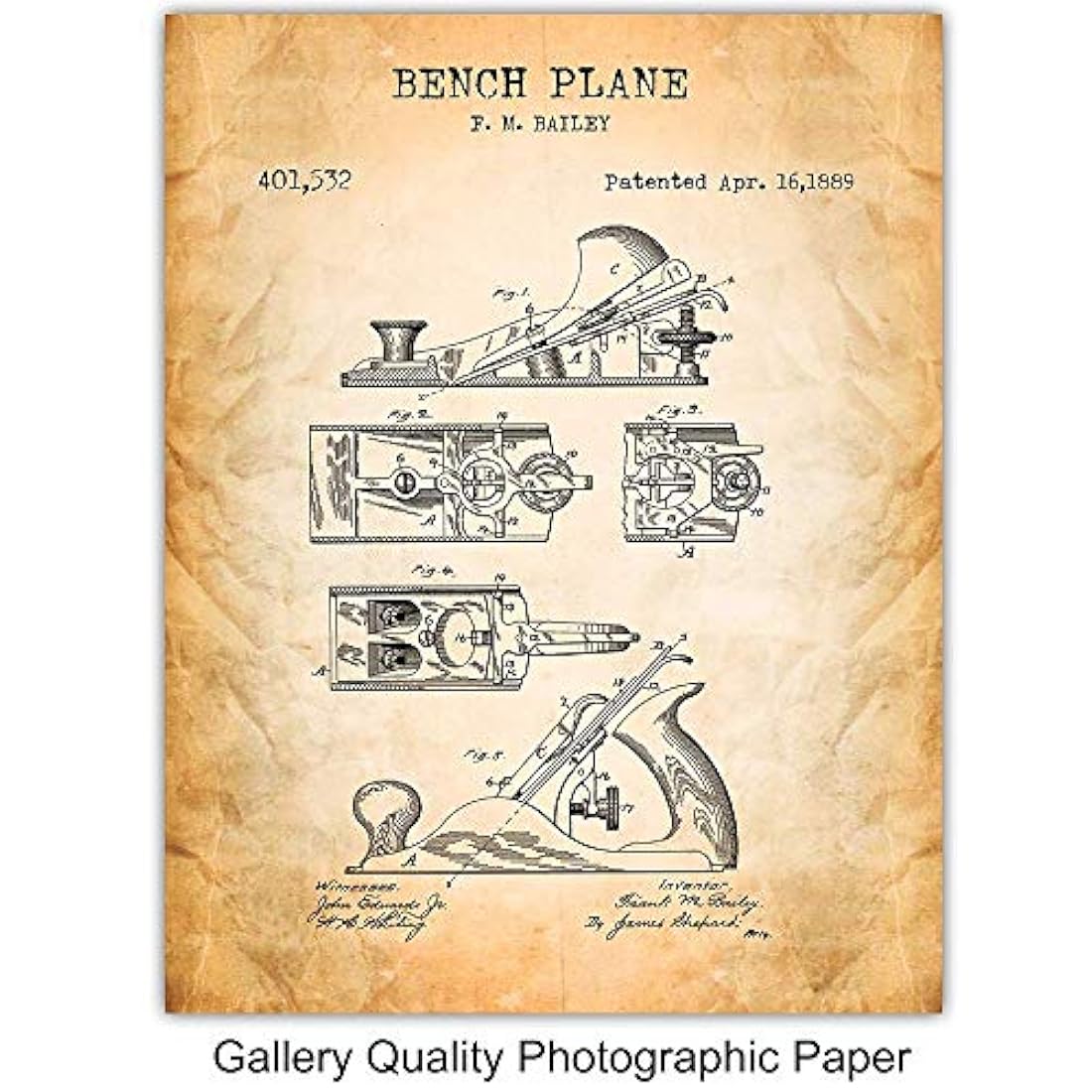 Conjunto de póster de arte de pared Decoración rústica 8x10