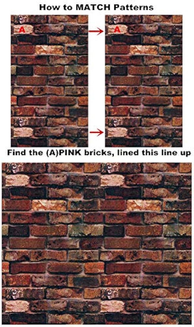 Empapelado autoadhesivo impermeable Yancorp, para paredes