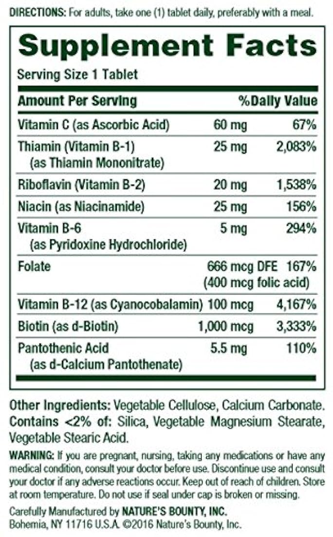 Complejo vitamínico con ácido fólico