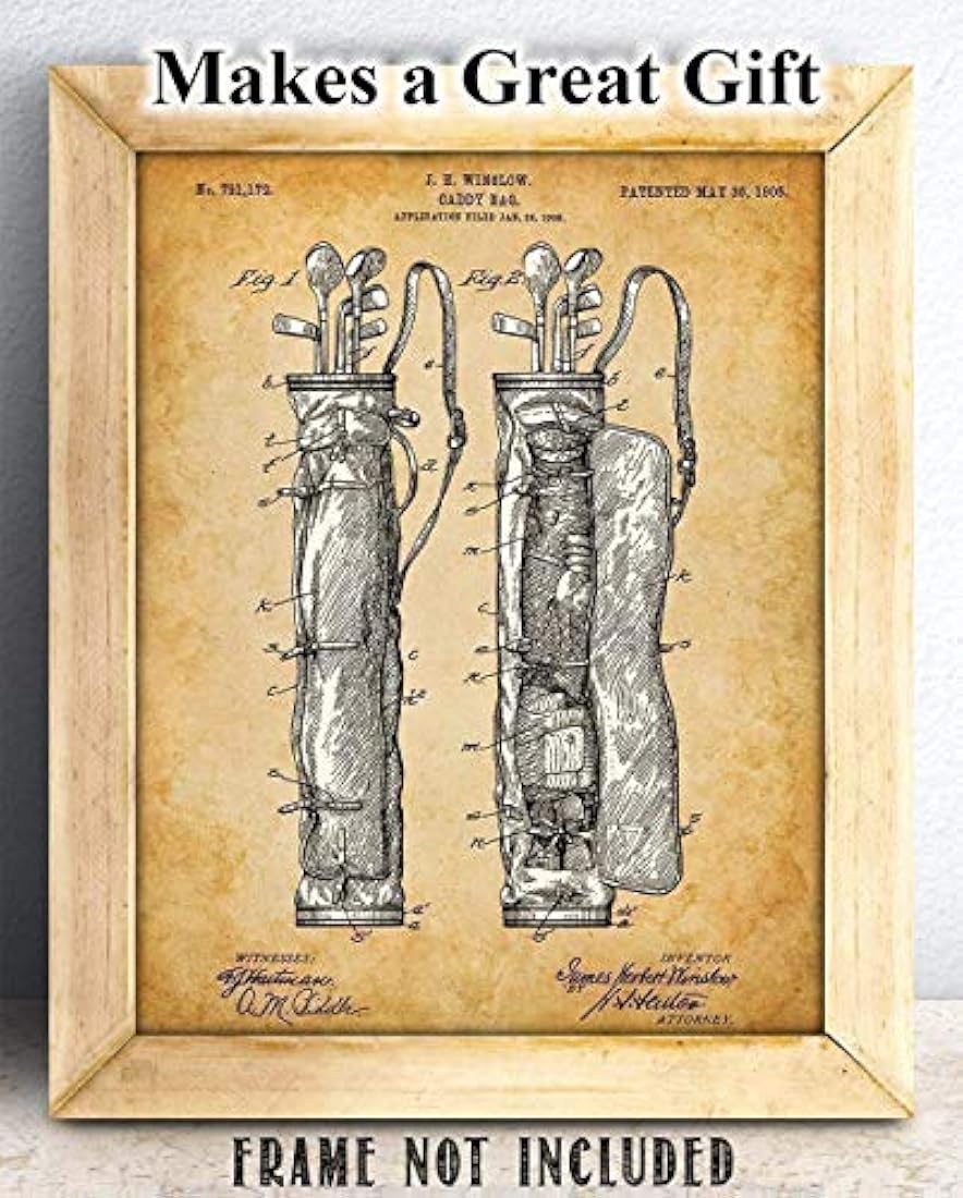 Impresión del arte Bolsa de palo de golf