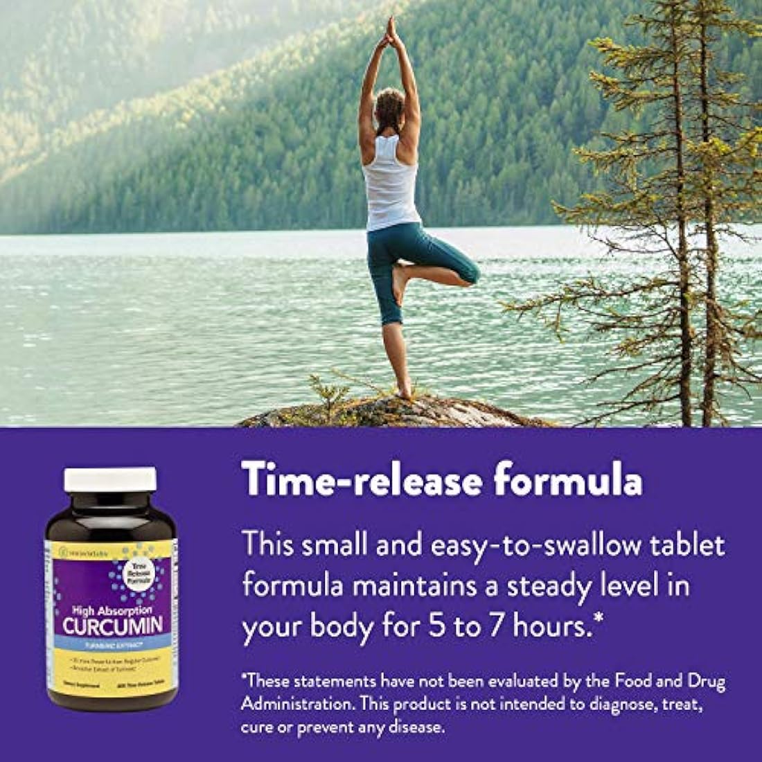 Cúrcuma de curcumina InnovixLabs con C3 Reduct, C3