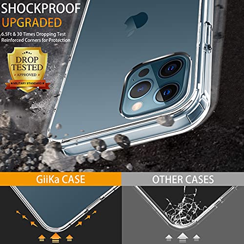 GiiKa Para 12 Pro Max caso con protector de pantalla