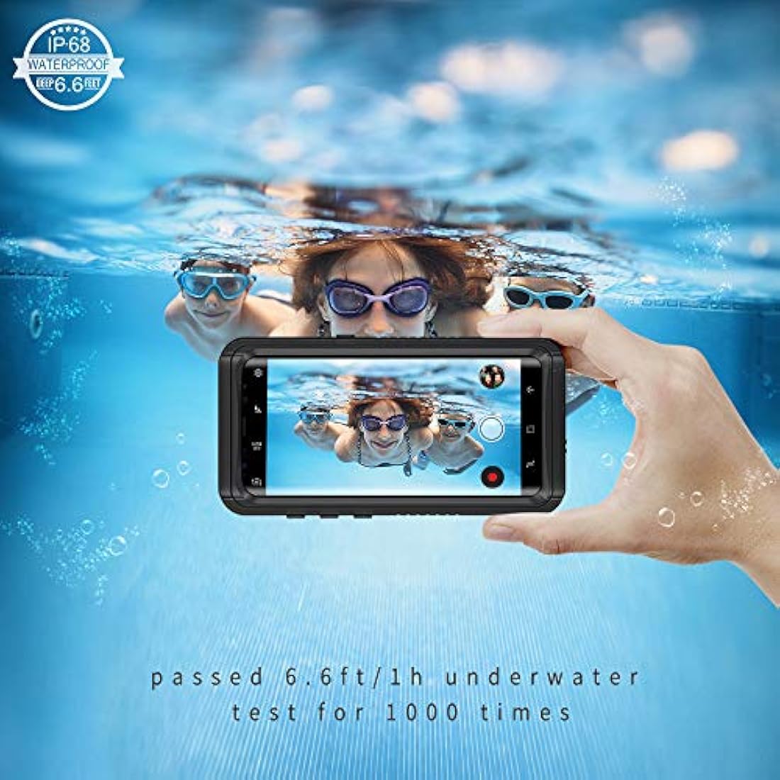 Lanhiem - Funda impermeable a prueba de golpes