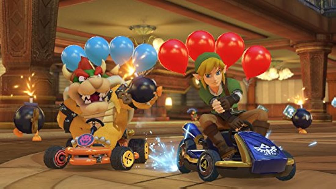 Nintendo - Switch con Neon azul/rojo - Mario Kart 8 Deluxe