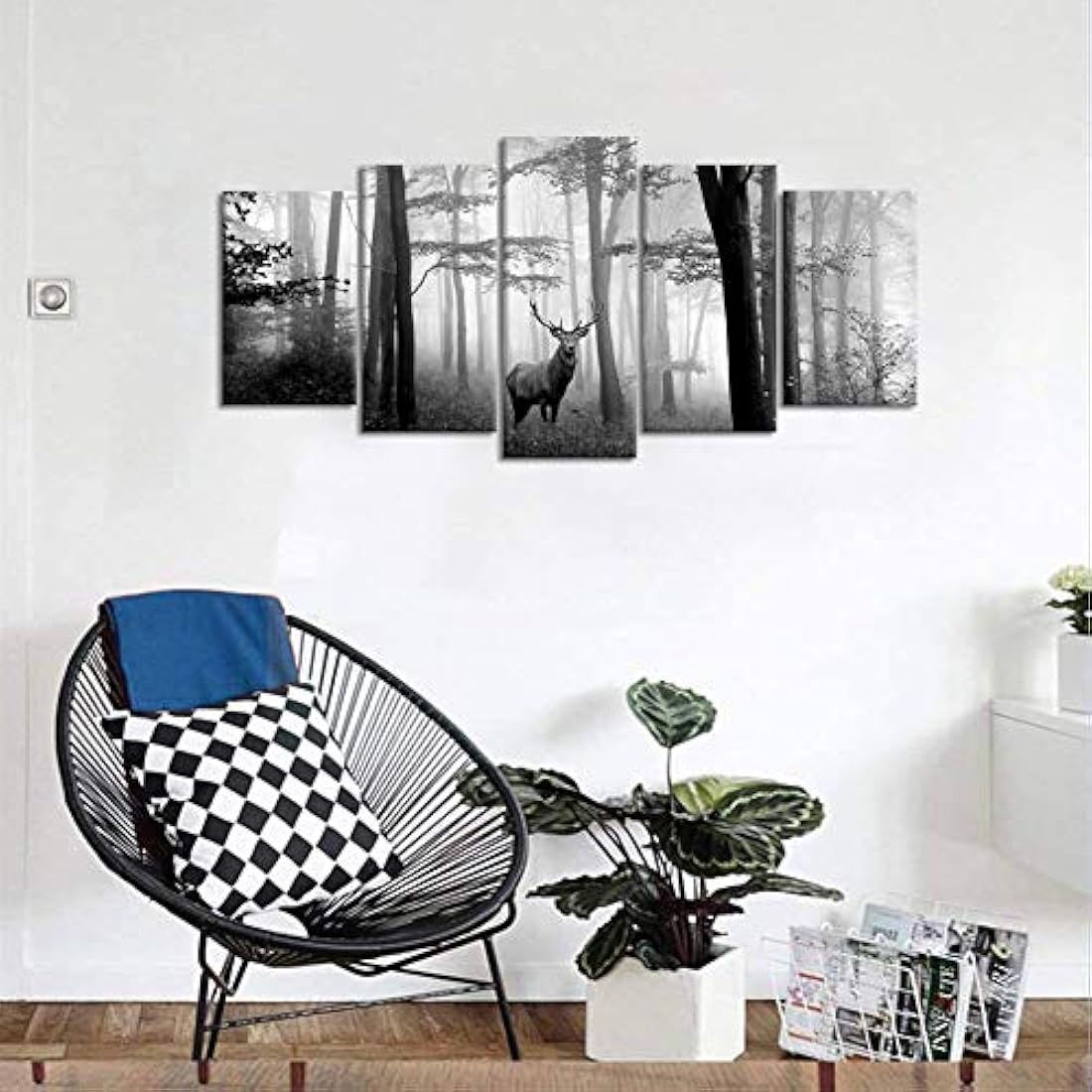 Welmeco - 5 piezas de Arte para Decoración de la pared