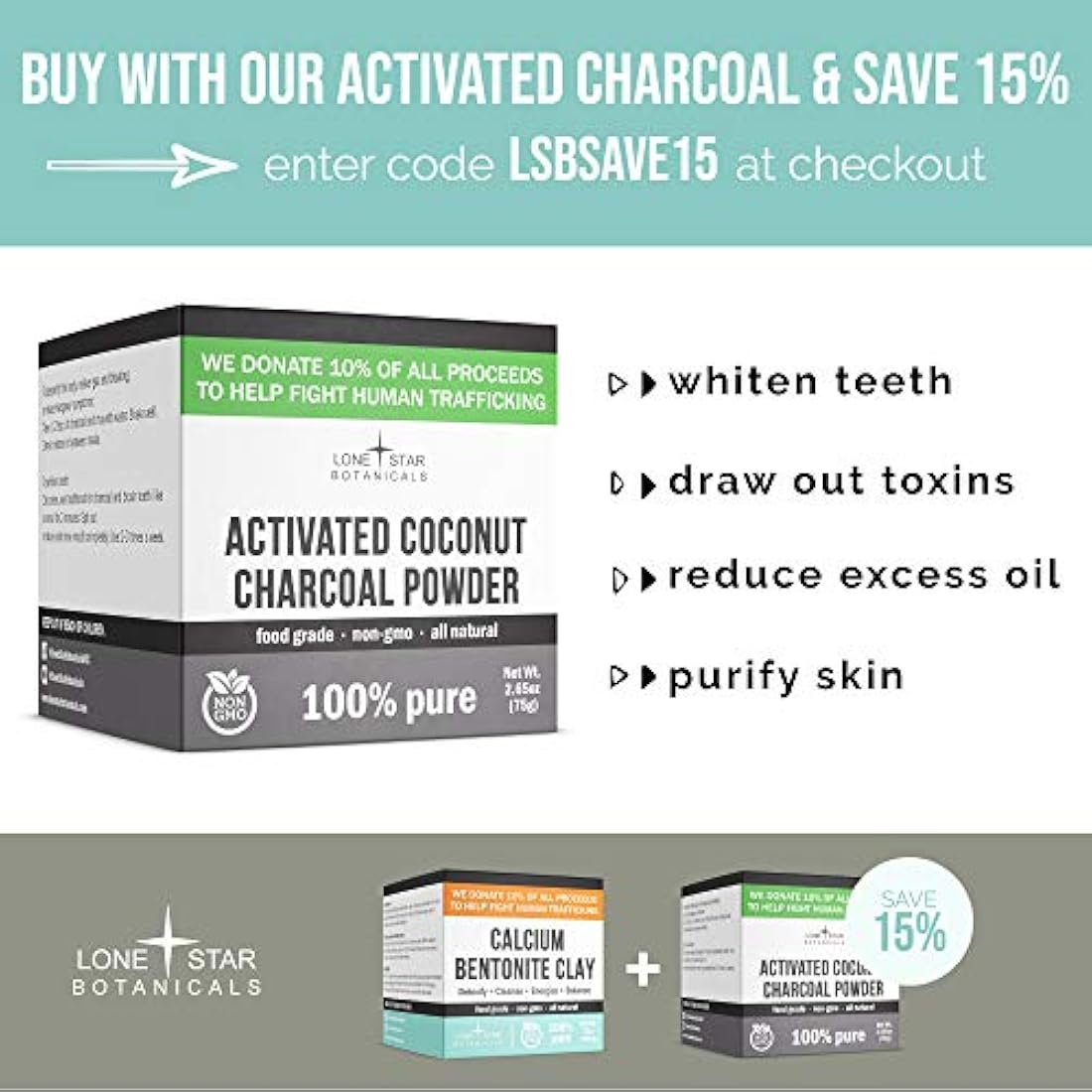 Mascarilla natural para el rostr - Lone Star Botanicals