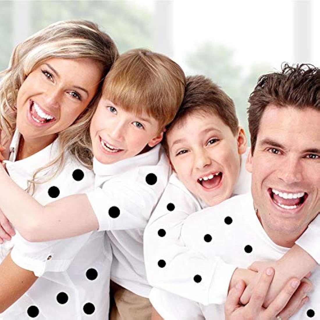 Iceyyyy Círculos de fieltro adhesivo negro