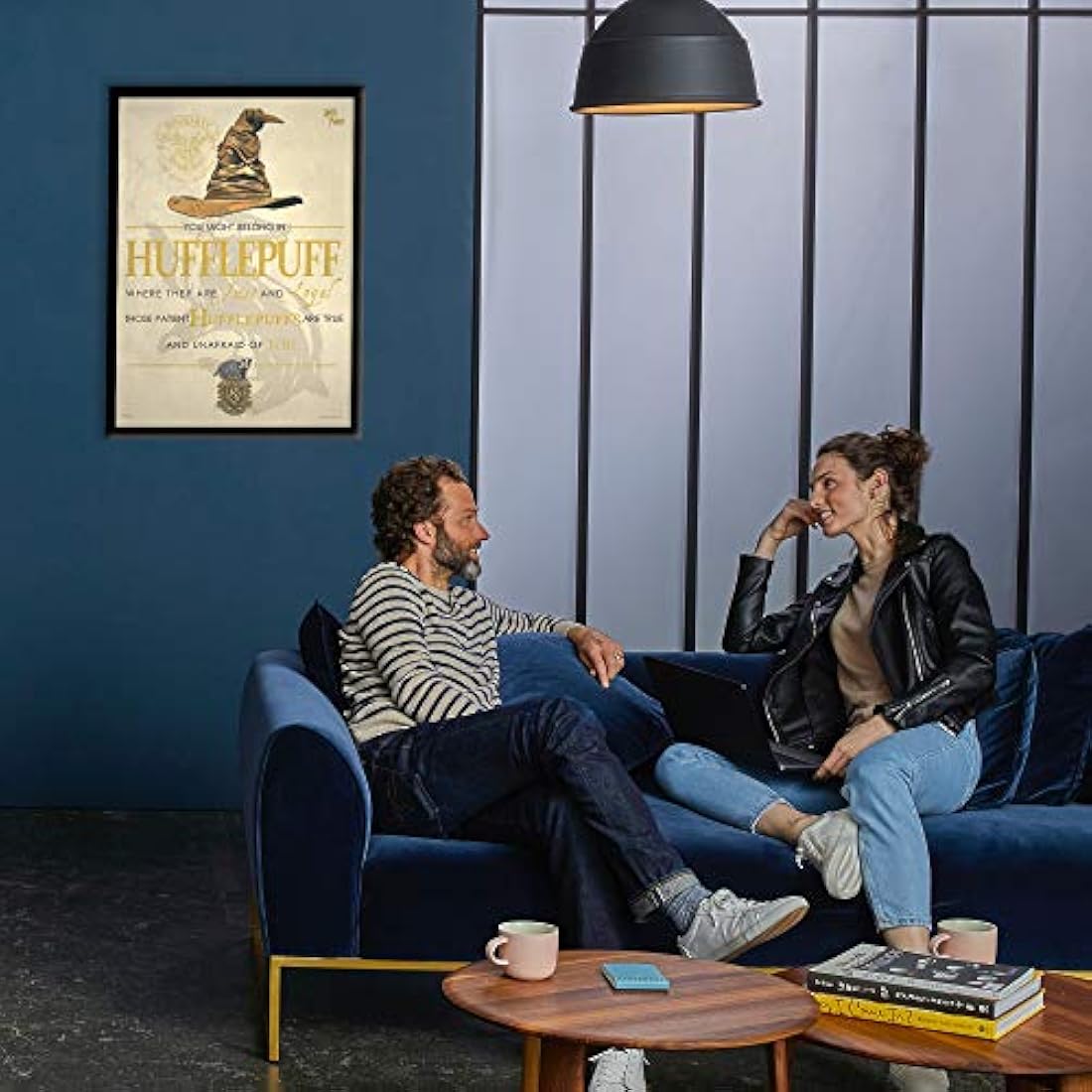 Decoración de pared con poema de hogwarts