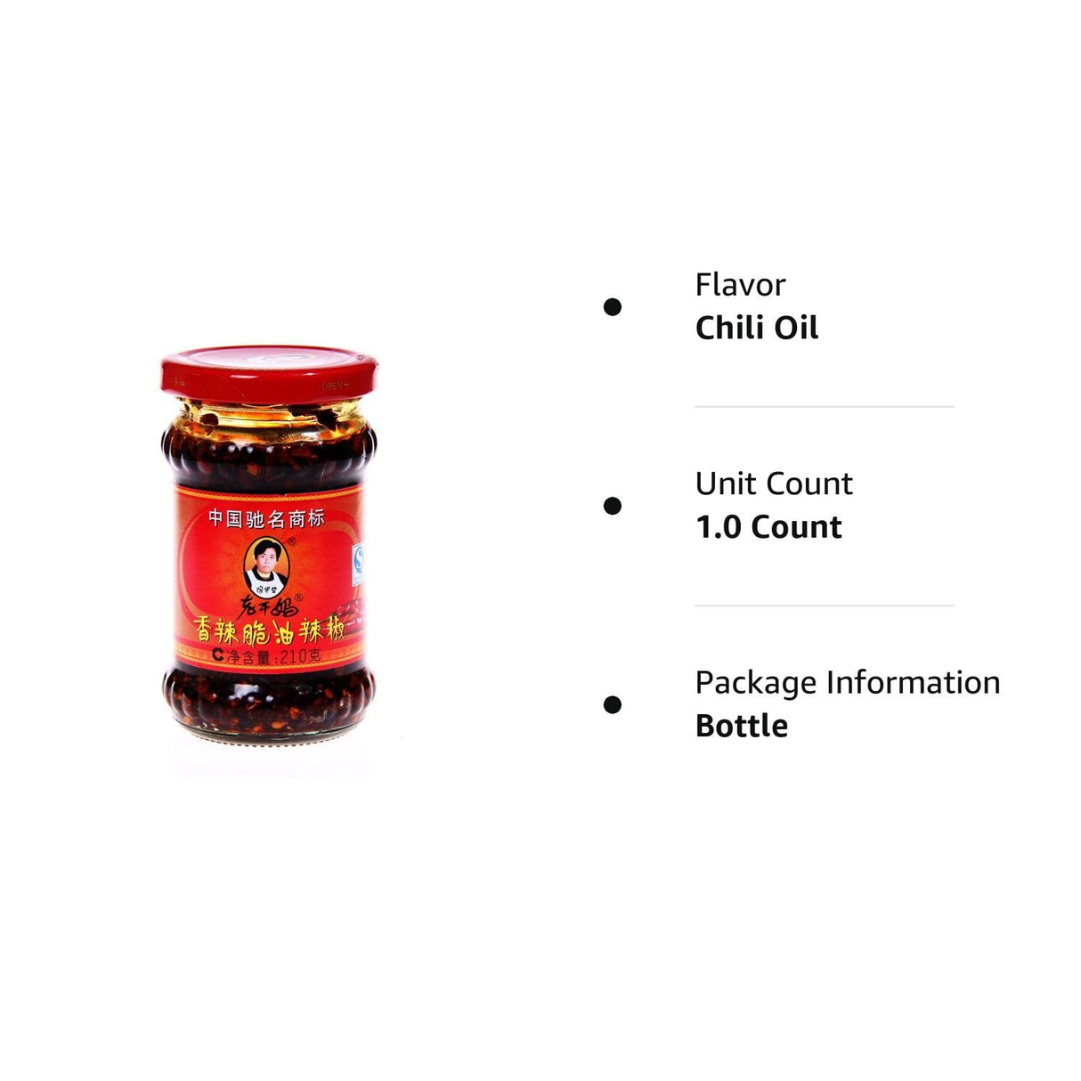 Pack de 3 hojuelas de chile picante de 7.41 onzas Lao Gan Ma