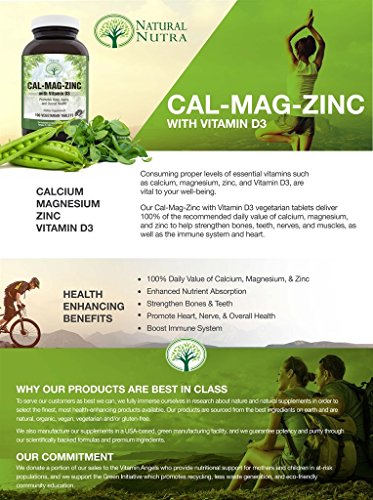 complejo mineral esencial de zinc y magnesio de calcio