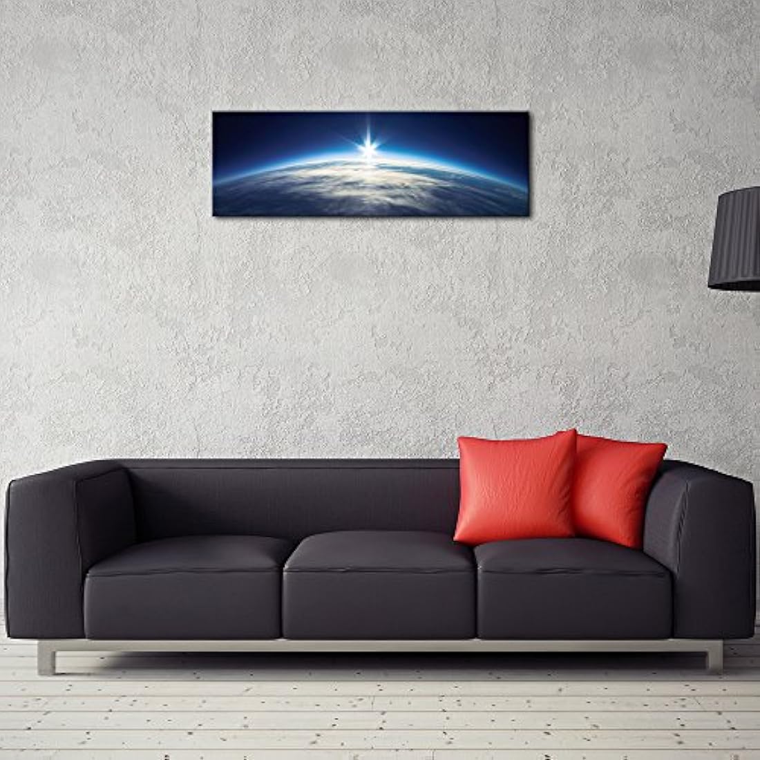 lona azul Universo tierra arte moderno paisaje