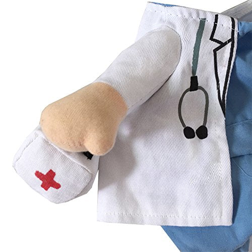 NACOCO Disfraz de perro y gato, médico, ropa de Halloween