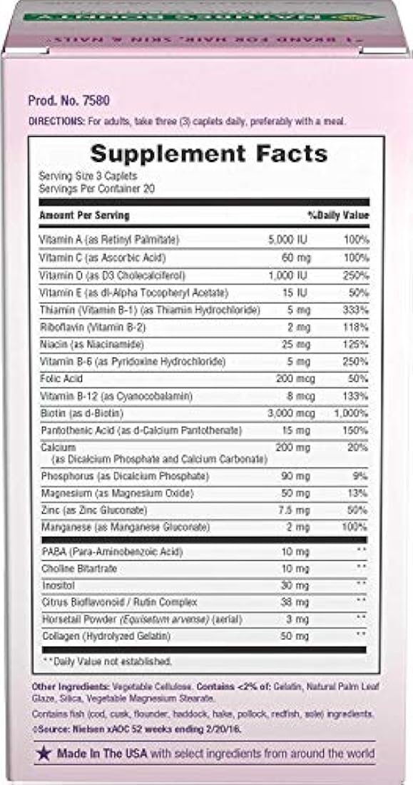 Optimal Solutions Fórmula para cabello, piel y uñas