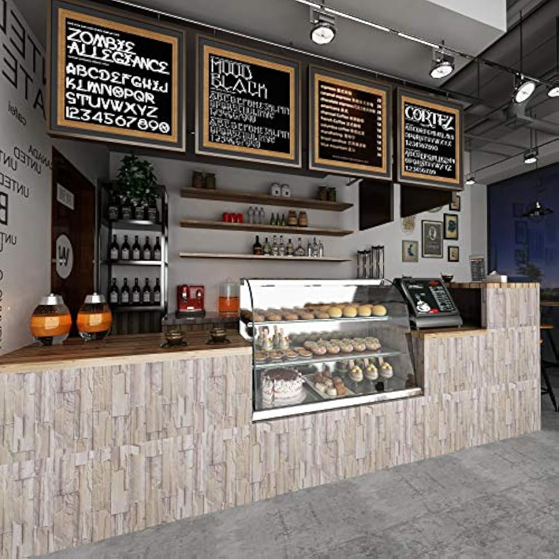 Vinilos Decorativos pintado de ladrillo