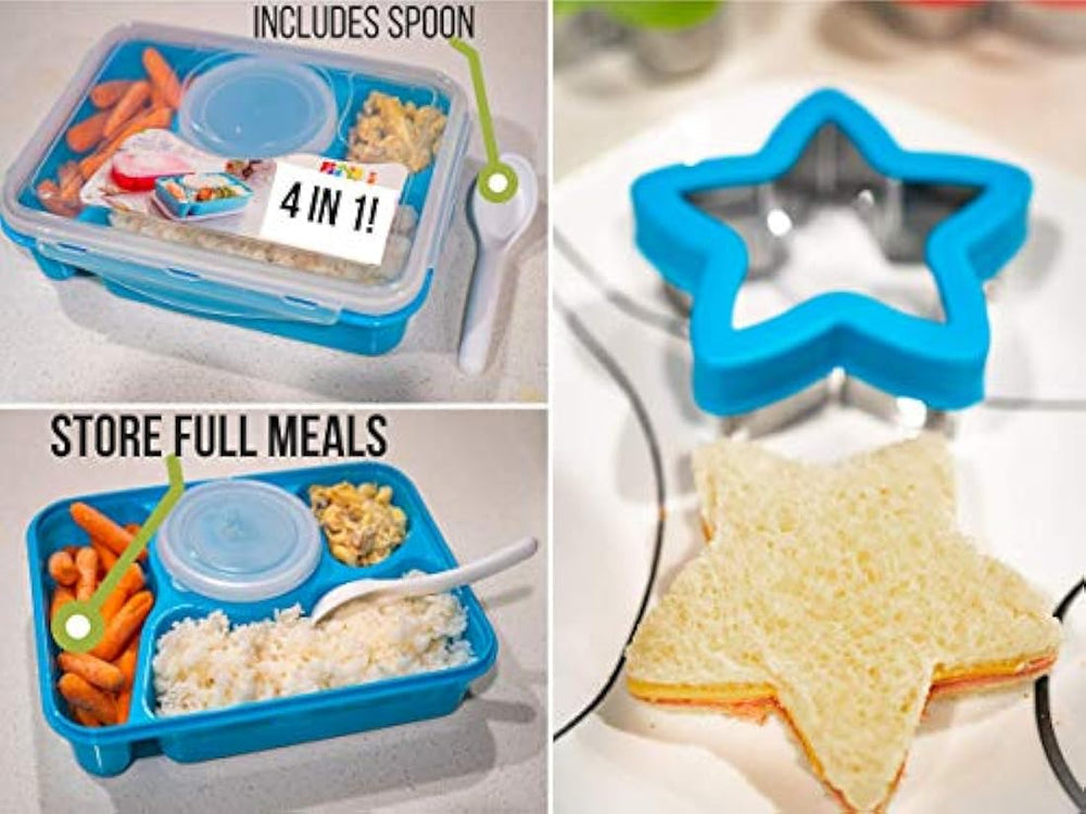 Juego de cortadores de sándwich para alimentos infantiles