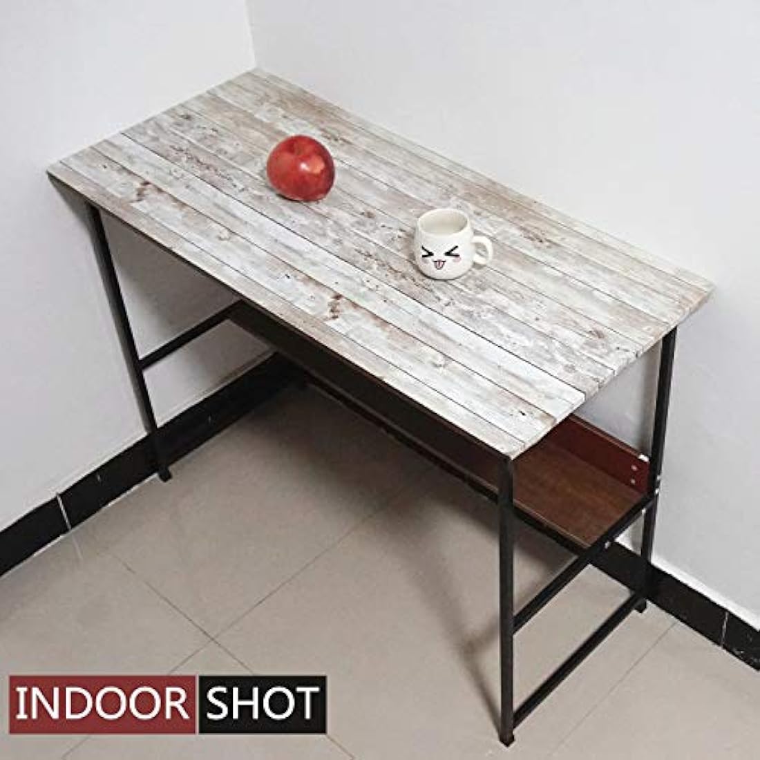 Papel vinilo autoadhesivo tipo madera envejecida(17.7x197)