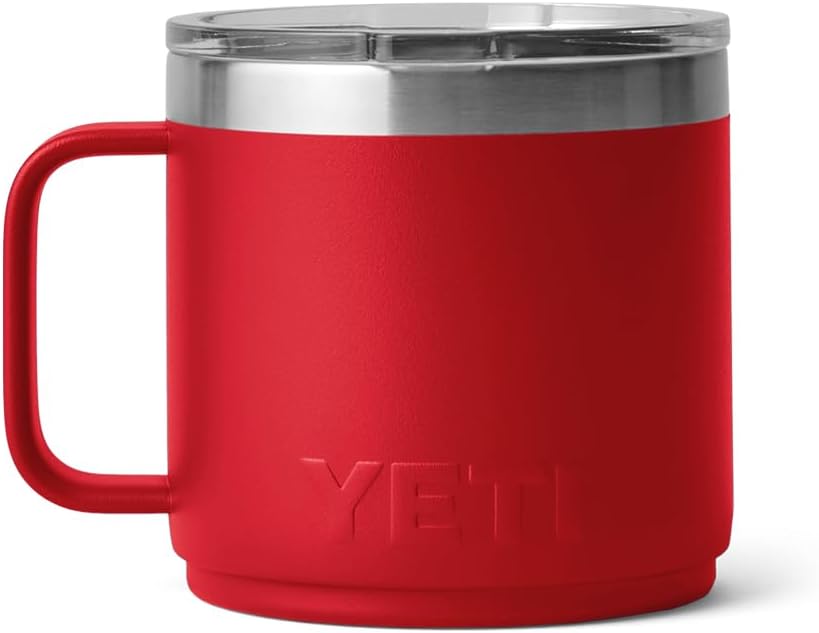 Taza apilable YETI 14 oz, acero inoxidable, aislada al vacío