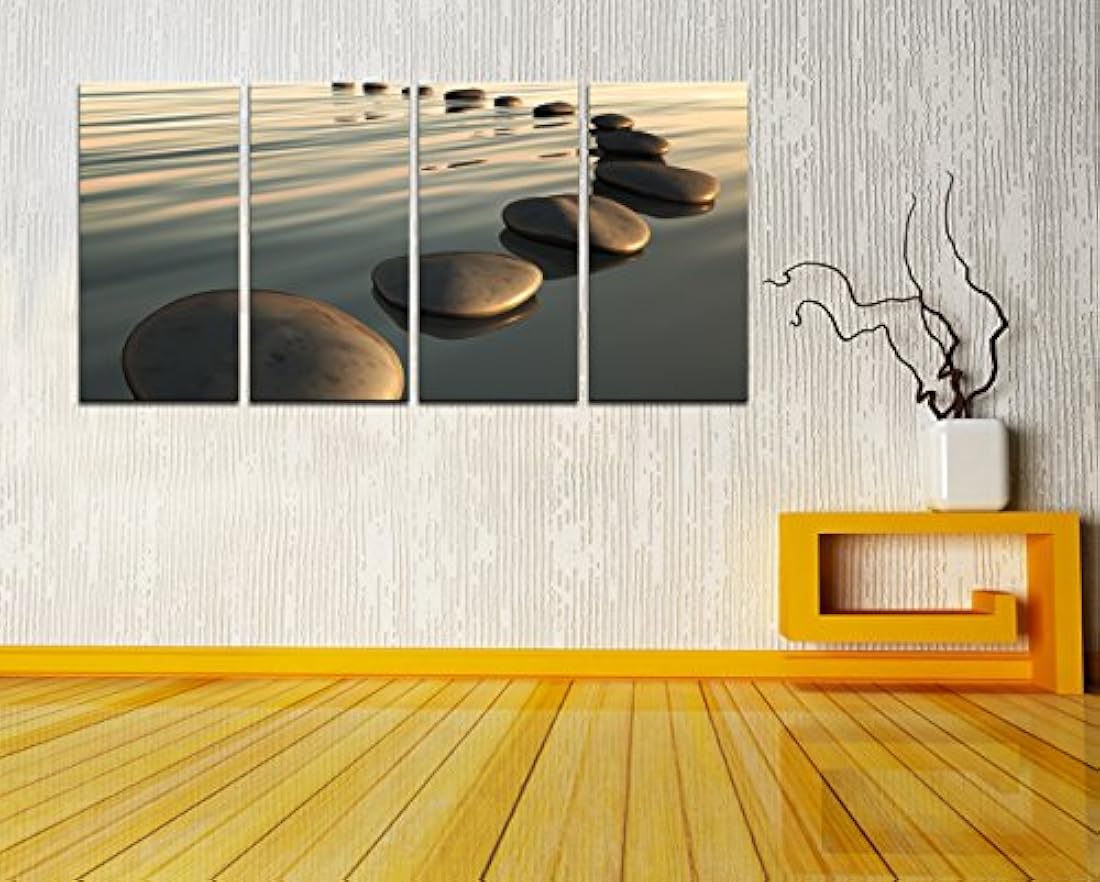 Lienzo decorativo para pared con diseño de piedra de