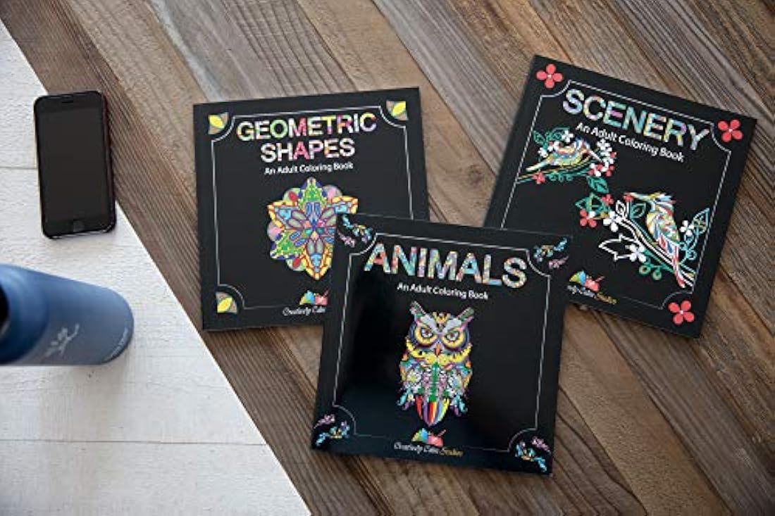 Set de libro de adultos para colorear