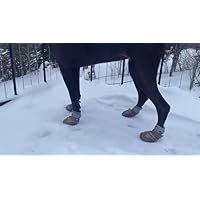 Botines de perro para pavimento caliente, impermeables