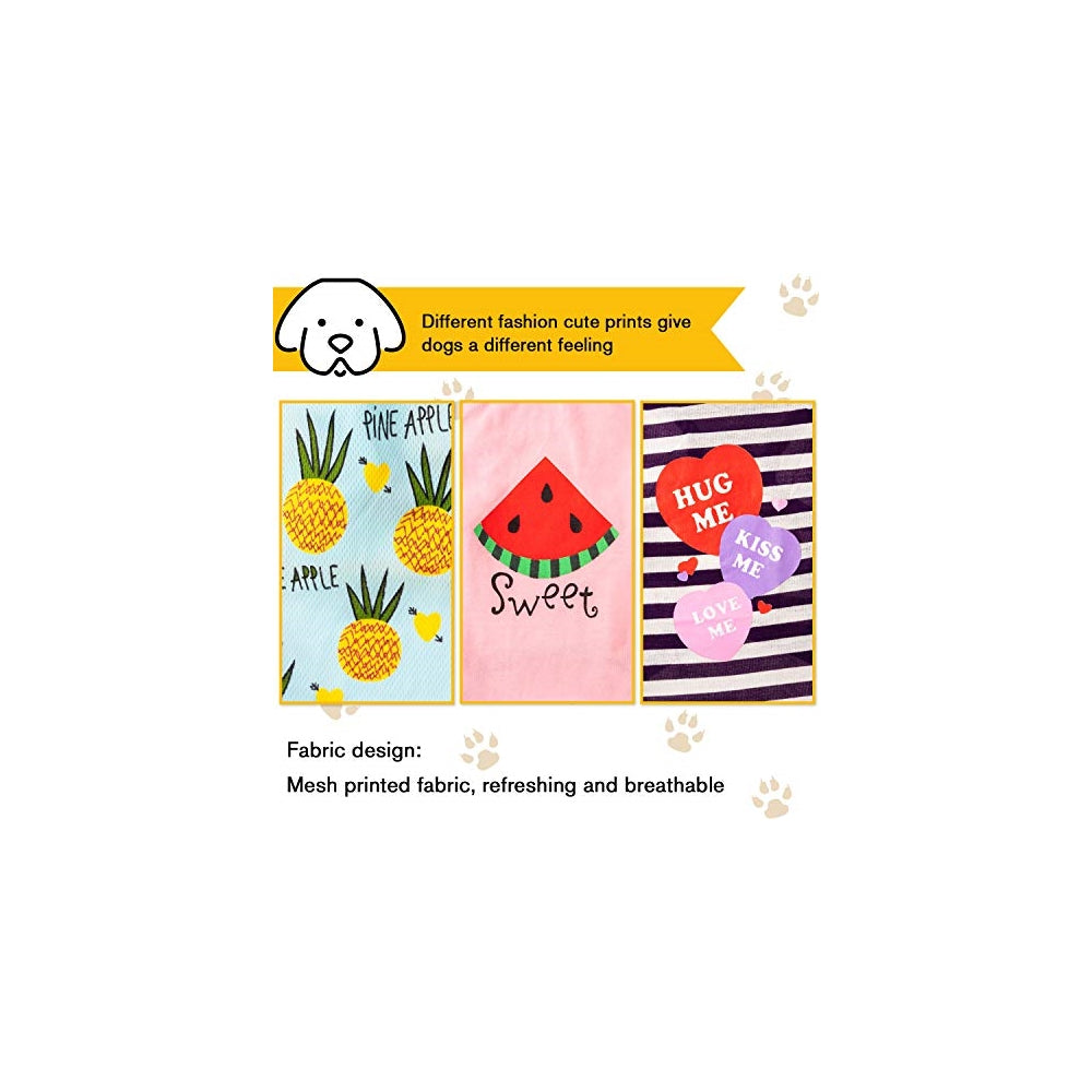 Camisas para mascotas 6 pack para perro Tamaño: xs