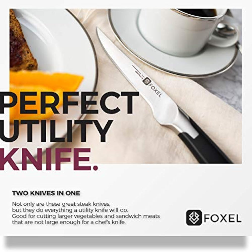 Juego de cuchillos para carne (4 unidades, 8 o 12 unidades)