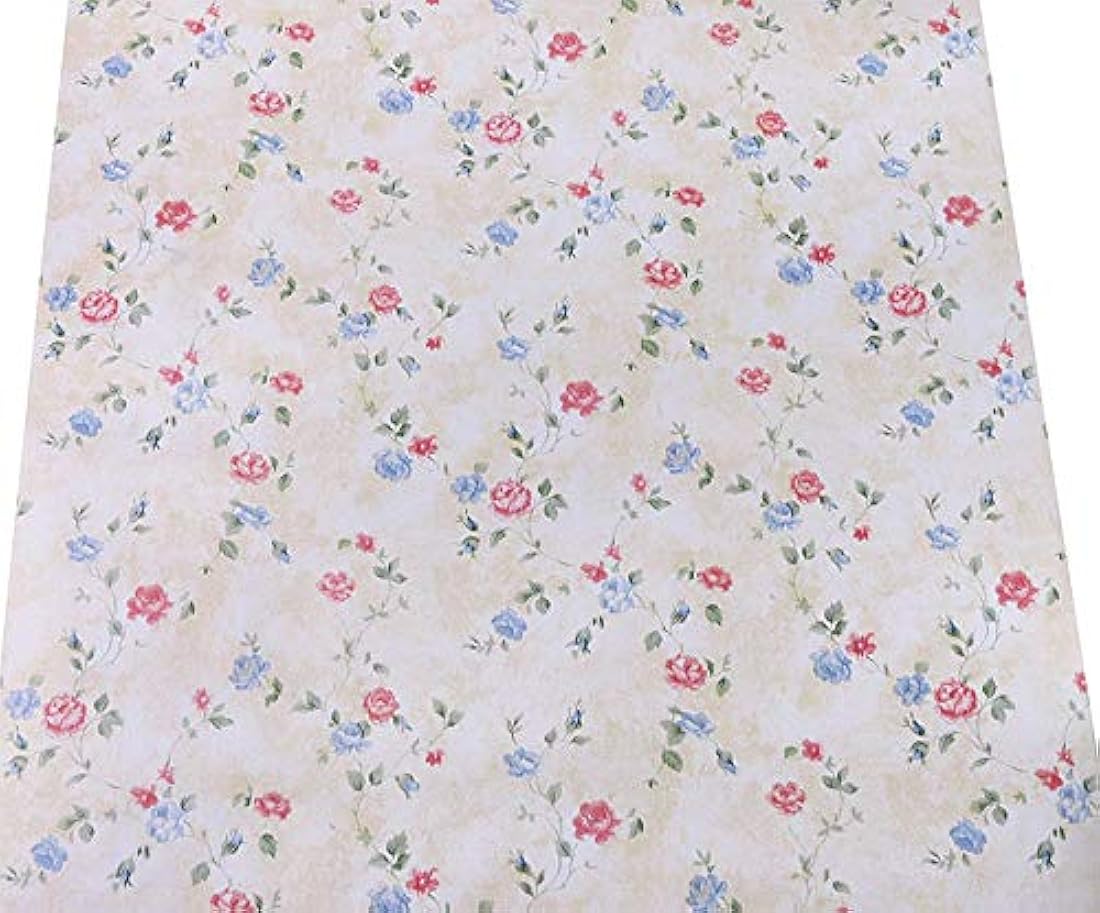 papel pintado con diseño floral rústico para cajones