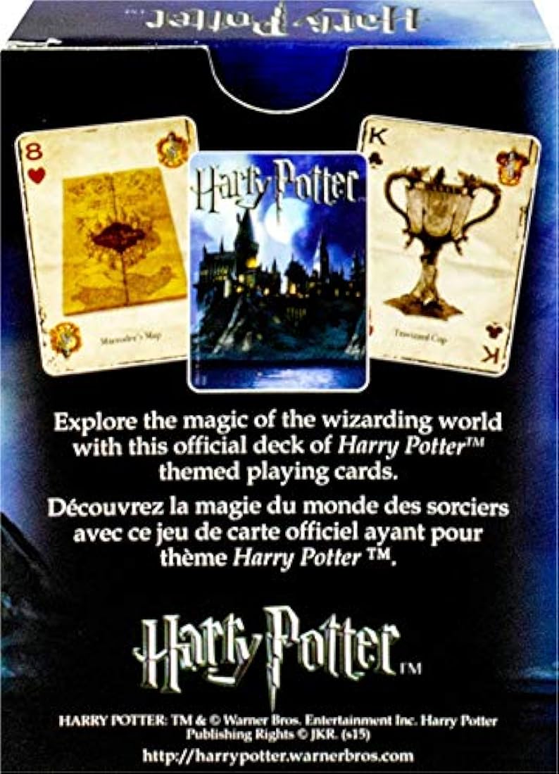 Baraja de cartas de Harry Potter, individual, multicolor