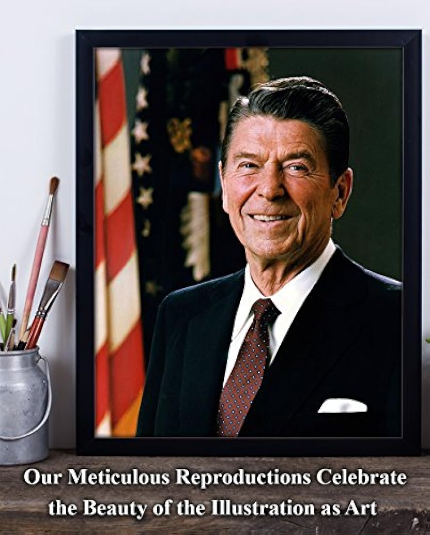 Fotografía oficial del presidente Ronald Reagan -