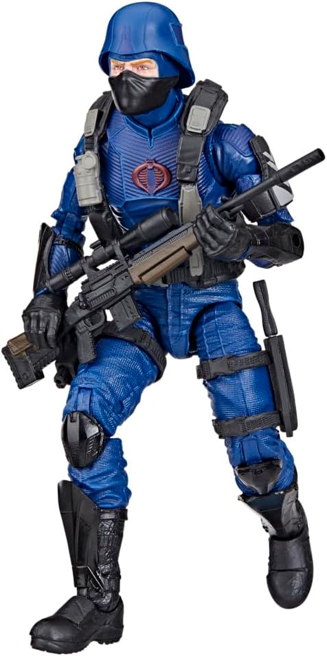 Figura Cobra Trooper G.I. Joe 6 con 9 Accesorios Retro