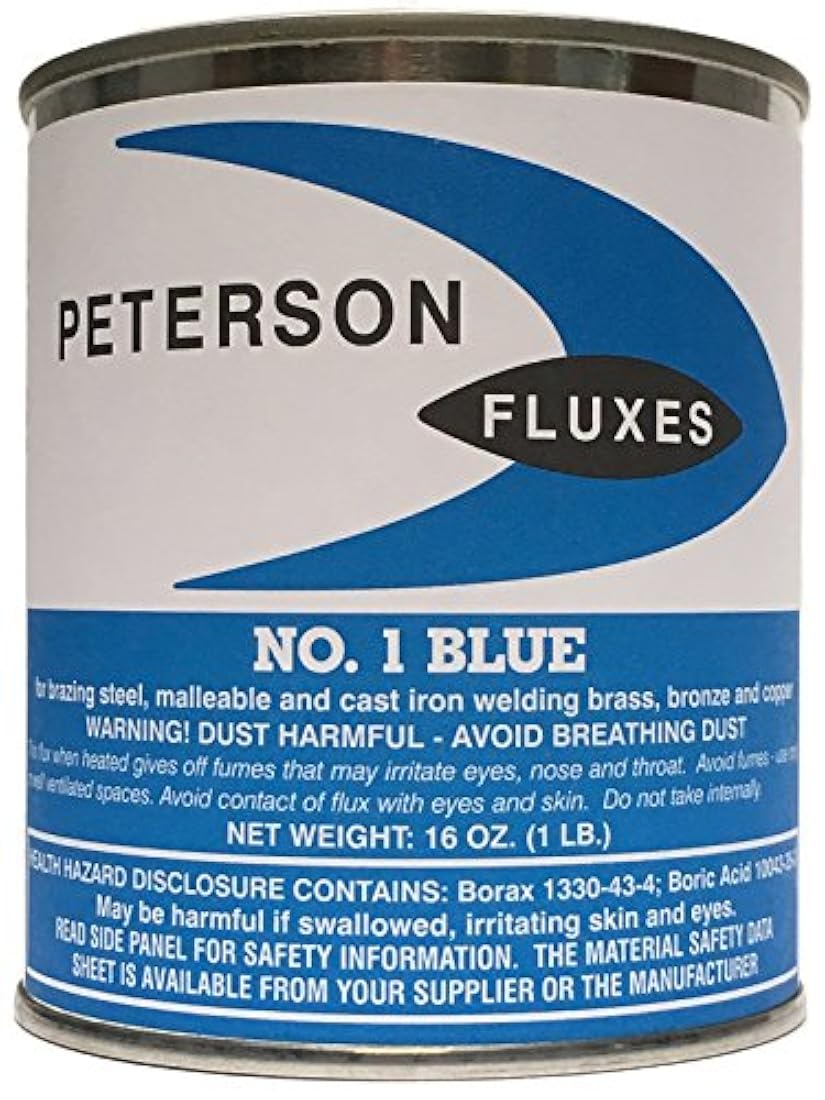 Peterson # 1 Flux, azul, lata de 1 lb