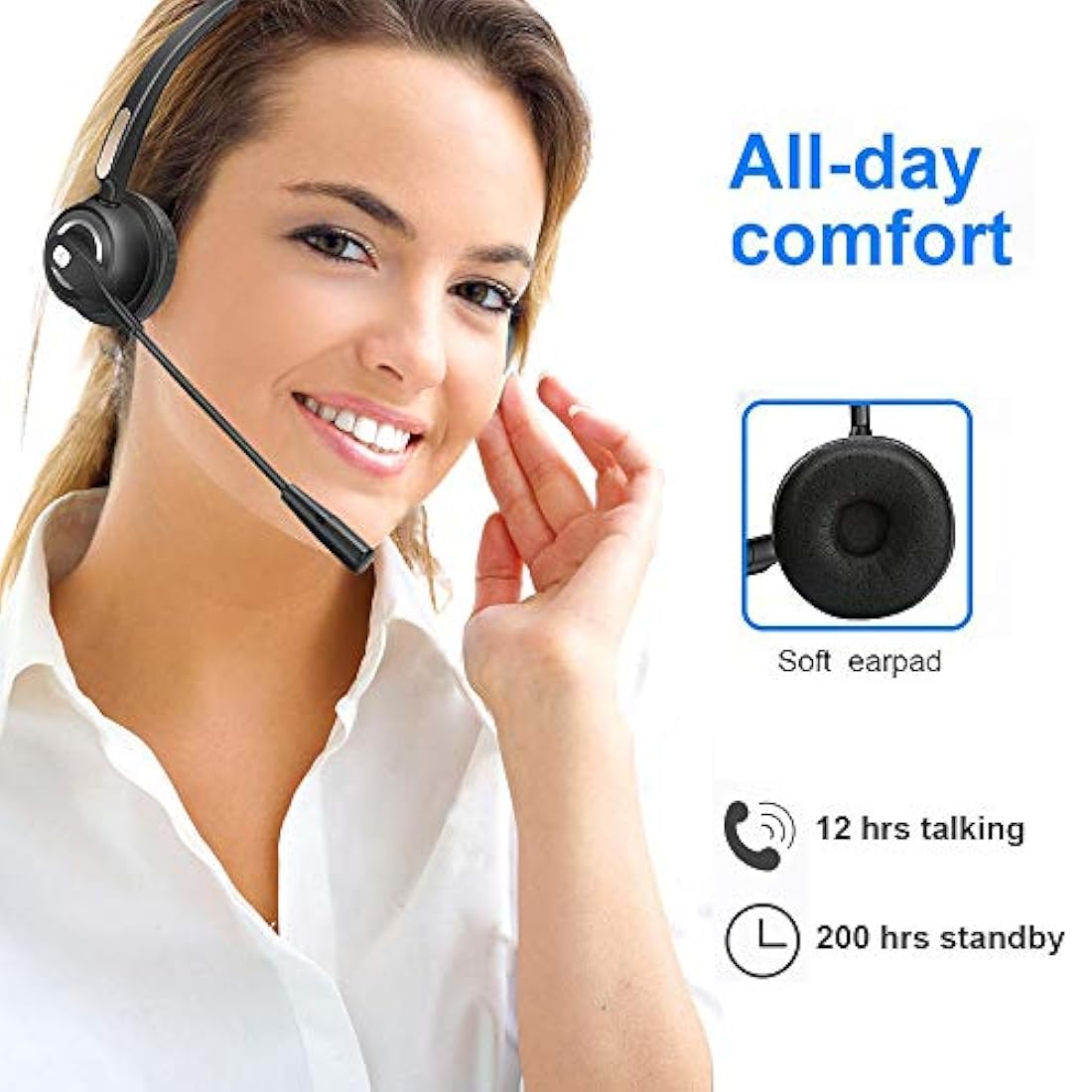 Audífonos Bluetooth con micrófono para PC