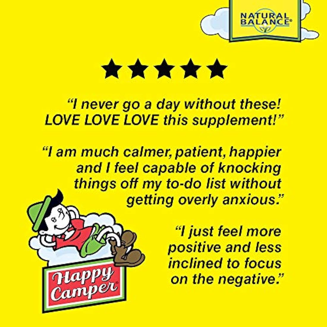 Natural Balance Happy y Relajación Suplemento con Kava Kava