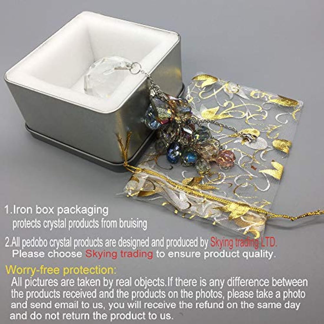 cristales bola prismas atrapasueños colgante-Skying Trading