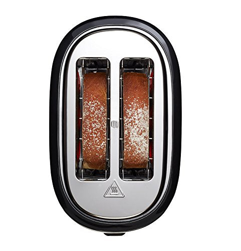 Tostadora con ranura para 2 rebanadas extra ancha