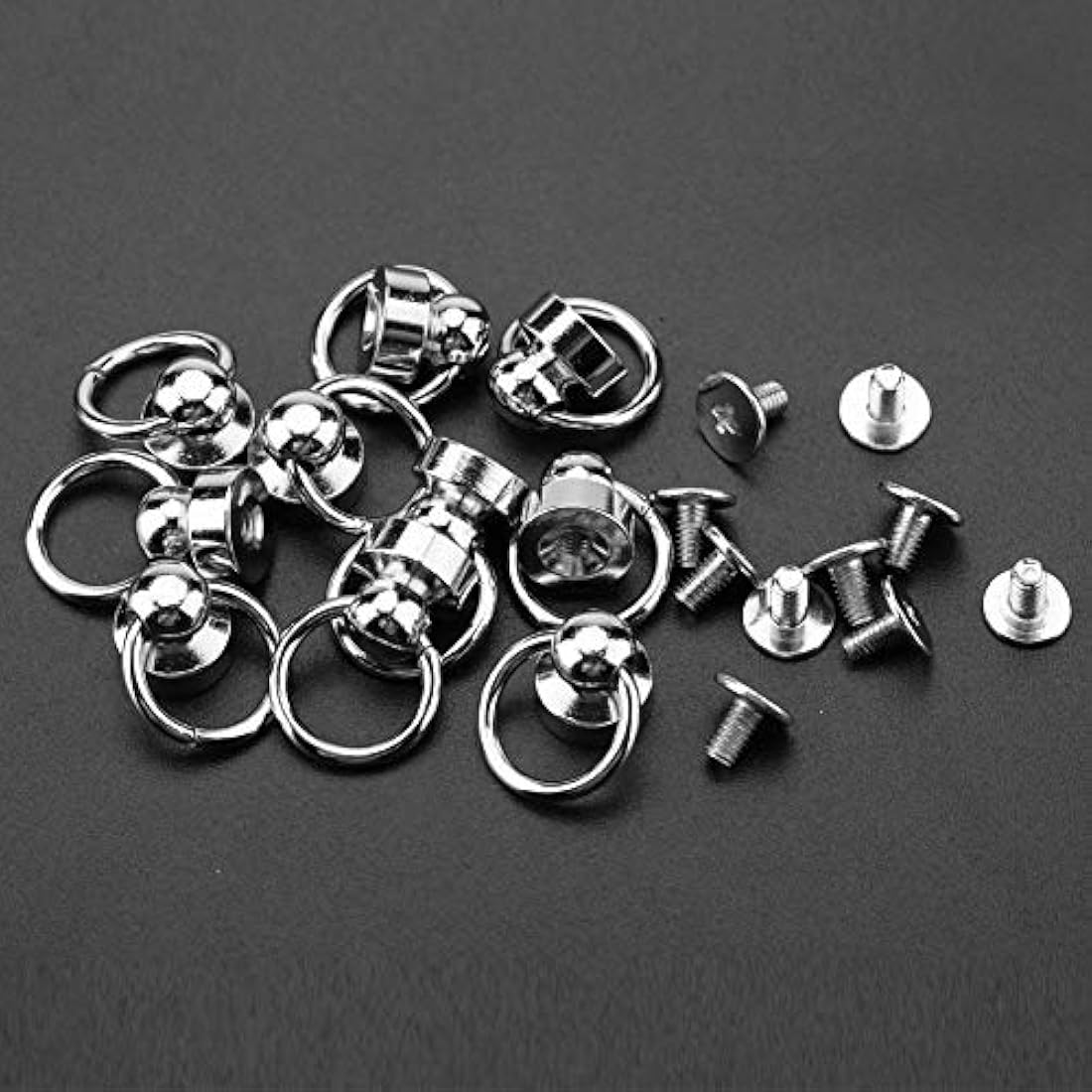 Dijes y Medallas 10 piezas de remaches de latón plateado