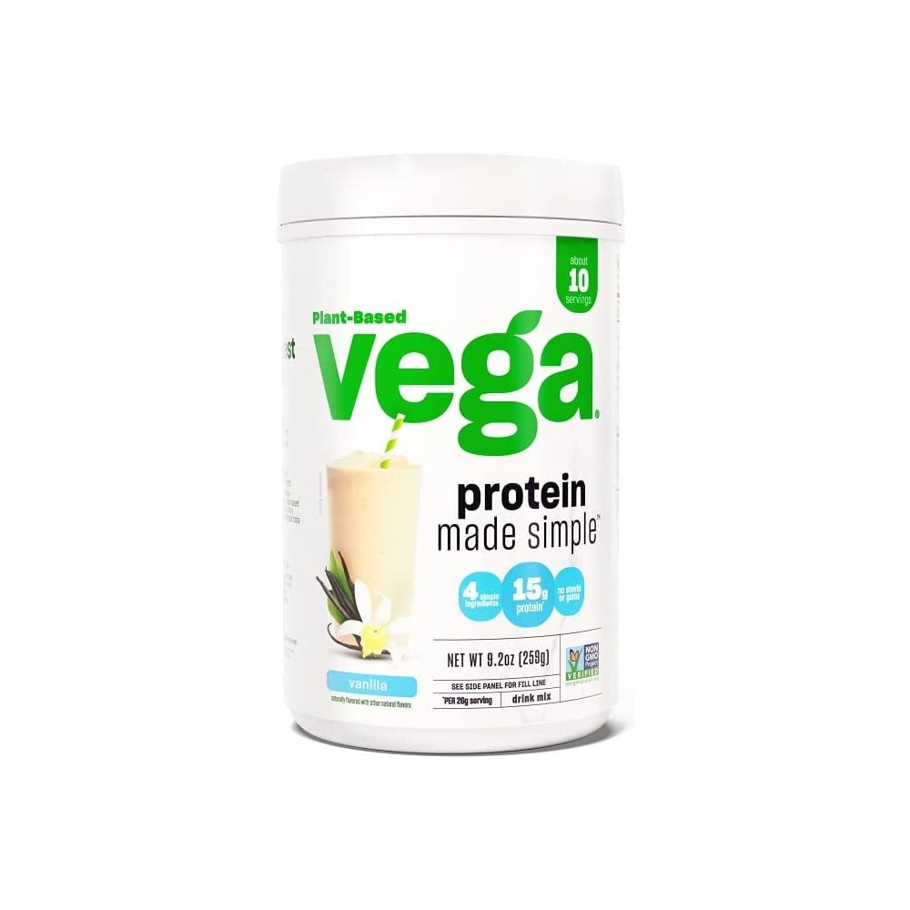 Suplementos Alimenticios proteína hecha simple vainilla