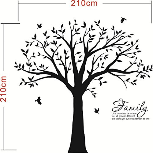 Vinilo decorativo para pared árbol genealógico.