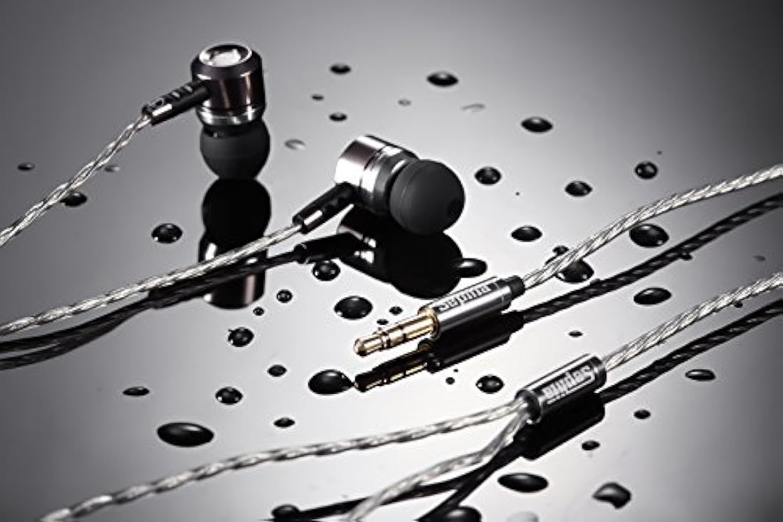 Sephia SP3060 - Auriculares con aislamiento de ruido en los oídos, potente sonido bajo, alta definición, audio puro, auriculares para iPhone, iPod, iPad, reproductores MP3, smartphones y tablets Samsung